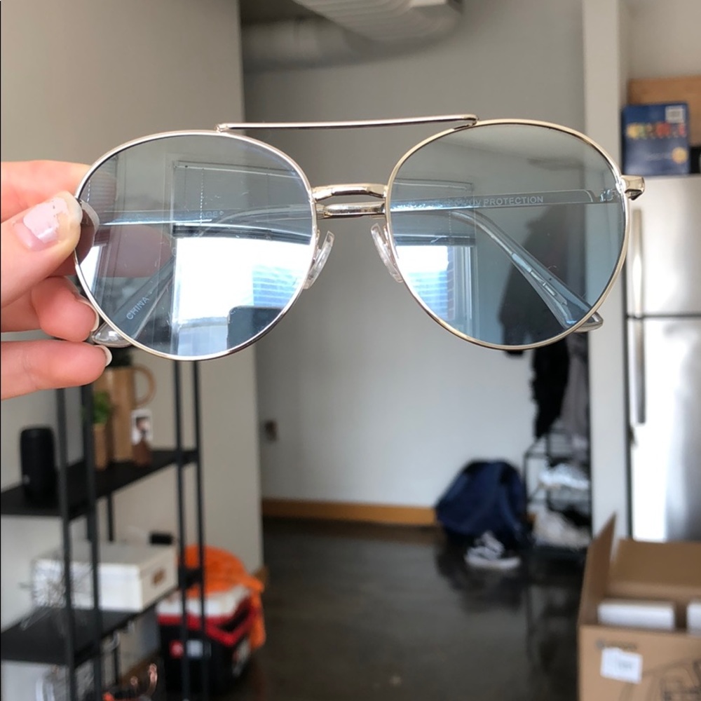 Light blue aviators